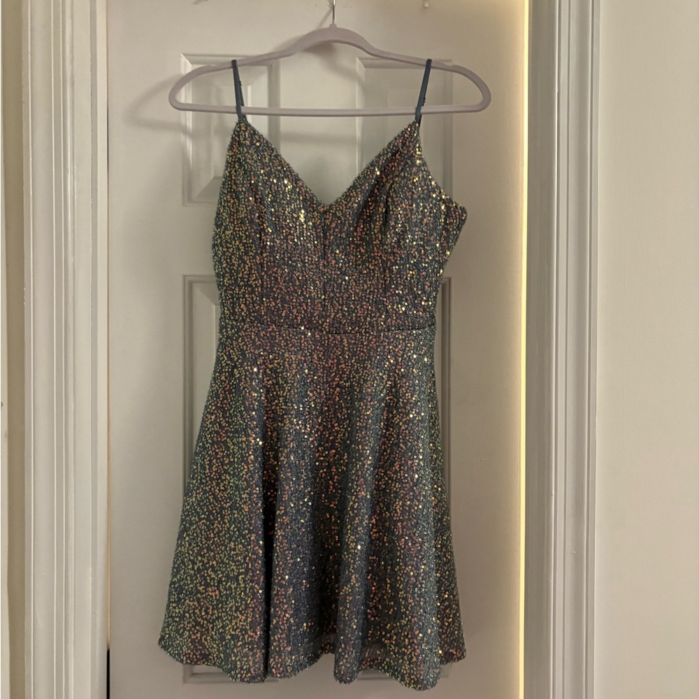 City Studio Sparkly Sequin Dress